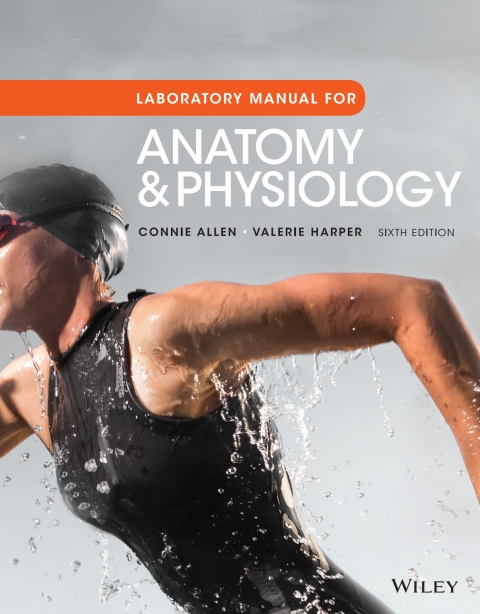 Cover image for book Laboratory Manual for Anatomy and Physiology, Sixth Edition WileyPLUS Multi-term