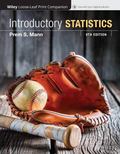 Cover image for book Introductory Statistics Ninth Edition WileyPLUS Single-term