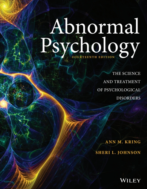Cover image for book Abnormal Psychology, Fourteenth Edition WileyPLUS Single-term