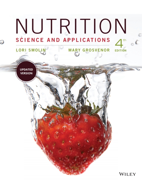 Cover image for book Nutrition: Science and Applications, WileyPLUS Single-term