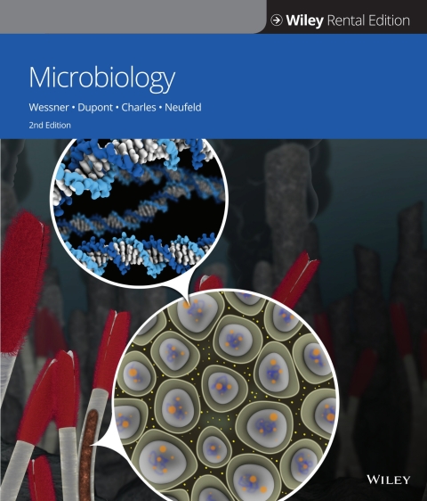Cover image for book Microbiology Second Edition WileyPLUS Single-term
