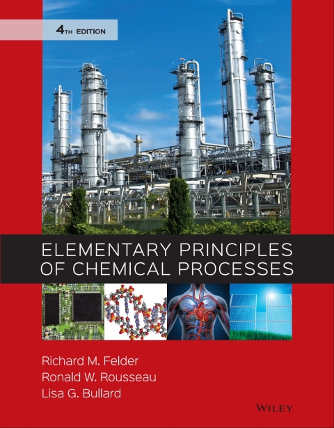 Cover image for book Elementary Principles of Chemical Processes, WileyPLUS Single-term