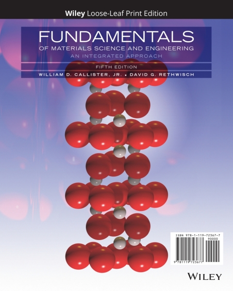 Cover image for book Fundamentals of Materials Science and Engineering: An Integrated Approach, 5e WileyPLUS Single-term