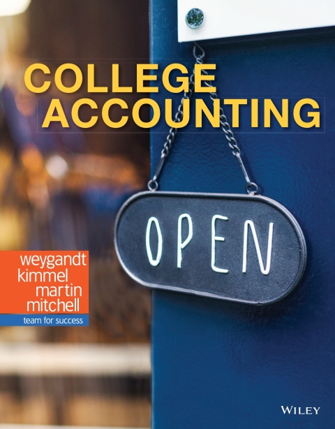Cover image for book College Accounting, WileyPLUS Multi-term