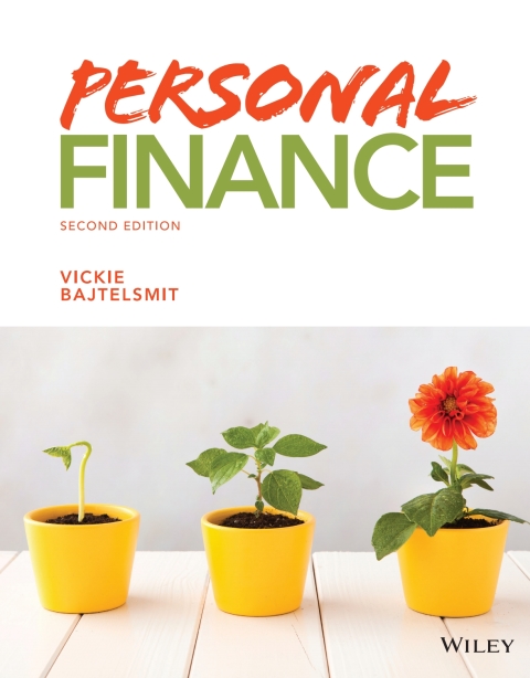 Cover image for book Personal Finance Second Edition WileyPLUS Single-term