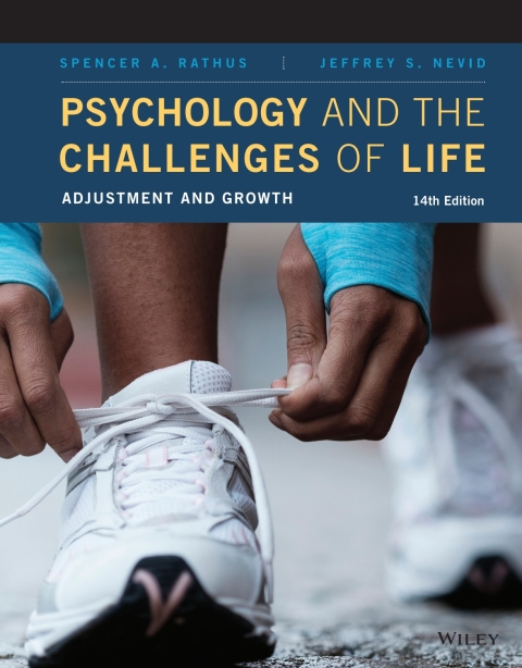 Cover image for book Psychology and the Challenges of Life: Adjustment and Growth, WileyPLUS Single-term