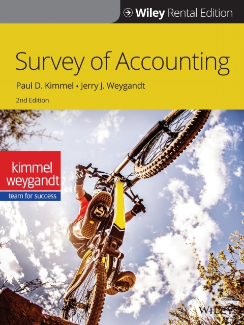 Cover image for book Survey of Accounting, Second Edition WileyPLUS Multi-term
