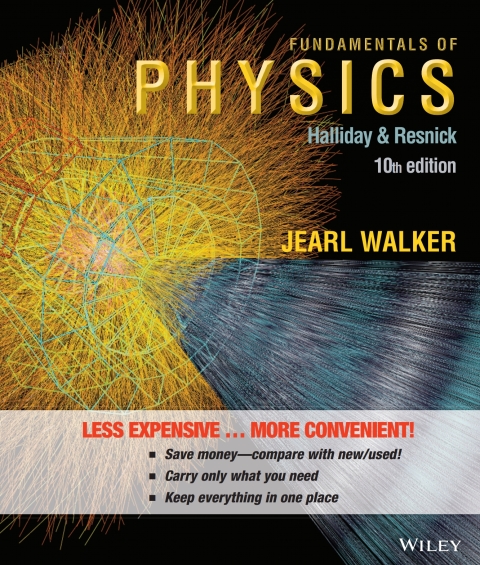 Cover image for book Fundamentals of Physics Extended, 10e WileyPLUS Single-term