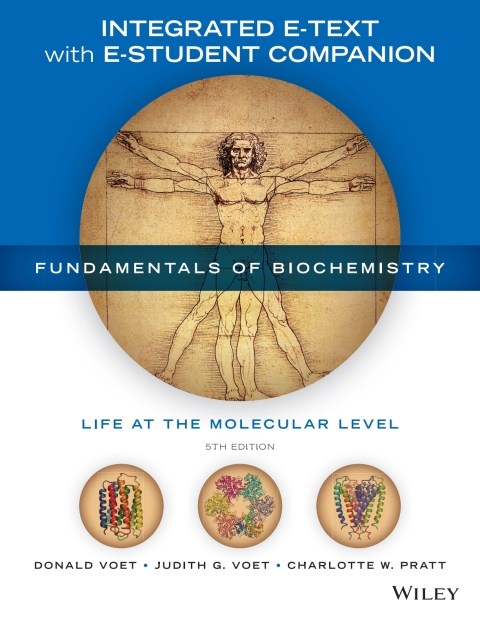 Cover image for book Fundamentals of Biochemistry Fifth Edition WileyPLUS Single-term