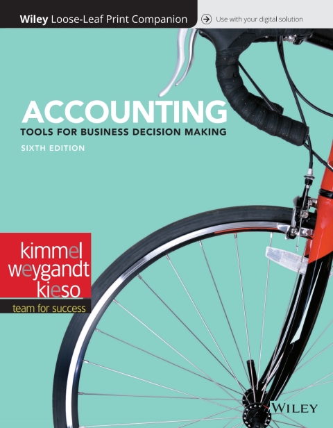 Cover image for book Accounting, 6E WileyPLUS Single-term