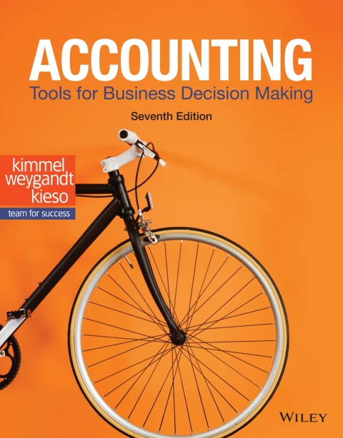 Cover image for book Accounting: Tools for Business Decision Making, WileyPLUS Single-term