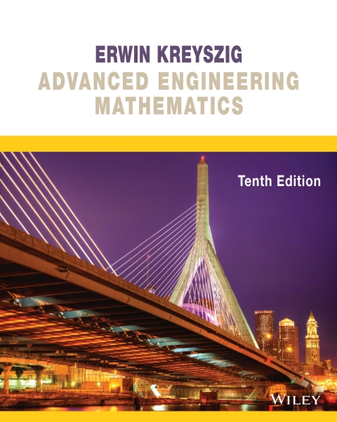 Cover image for book Advanced Engineering Mathematics, 10th Edition WileyPLUS Single-term