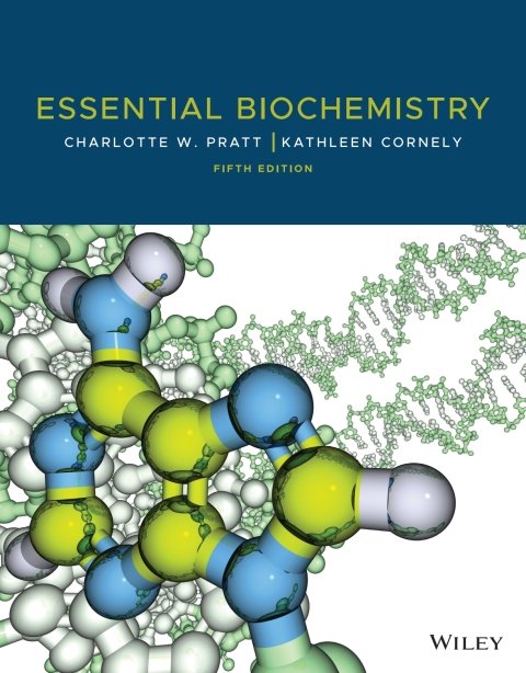 Cover image for book Essential Biochemistry, Fifth Edition	 WileyPLUS Single-term