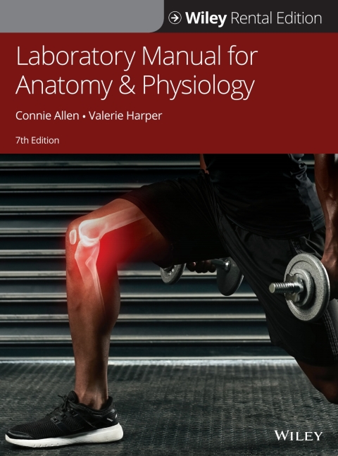 Cover image for book Laboratory Manual for Anatomy and Physiology, WileyPLUS Single-term
