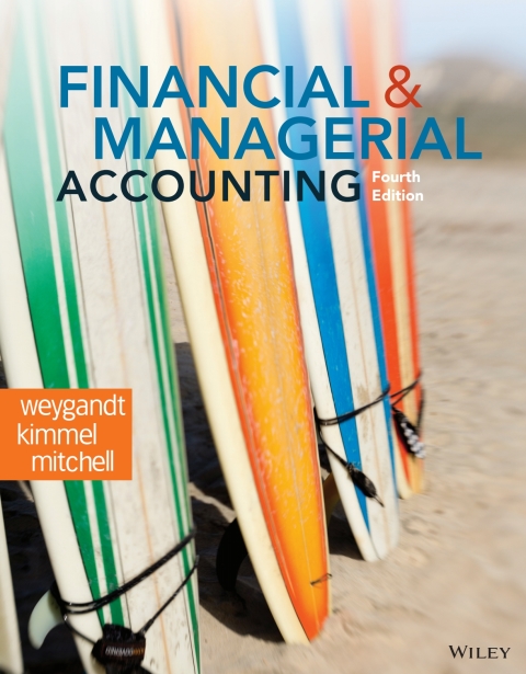 Cover image for book Financial & Managerial Accounting, Fourth Edition WileyPLUS Multi-term