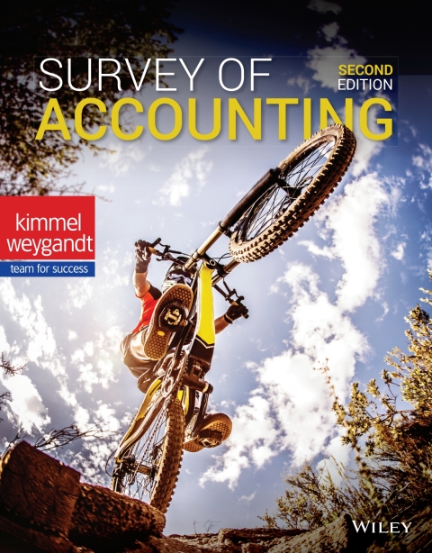 Cover image for book Survey of Accounting, Second Edition WileyPLUS Single-term