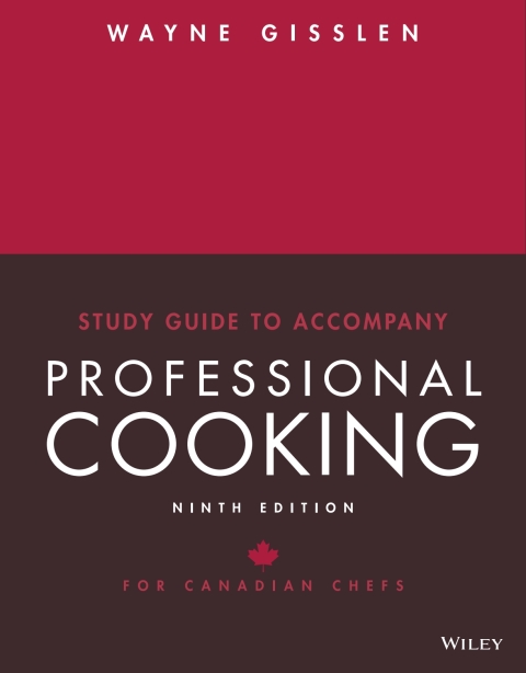 Cover image for book Professional Cooking for Canadian Chefs, WileyPLUS Single-term