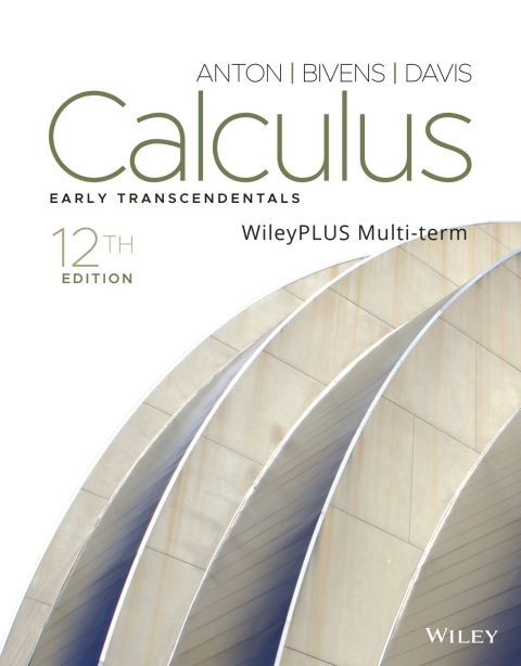 Cover image for book Calculus Early Transcendentals, WileyPLUS Multi-term