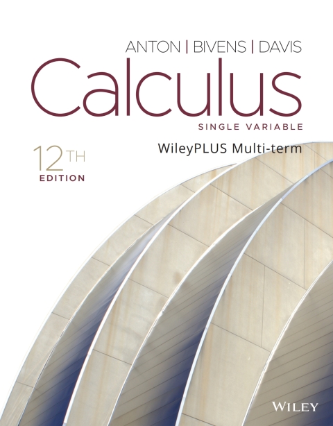 Cover image for book Calculus Single Variable, WileyPLUS Multi-term