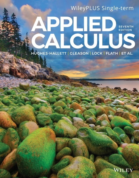Cover image for book Applied Calculus, WileyPLUS Single-term