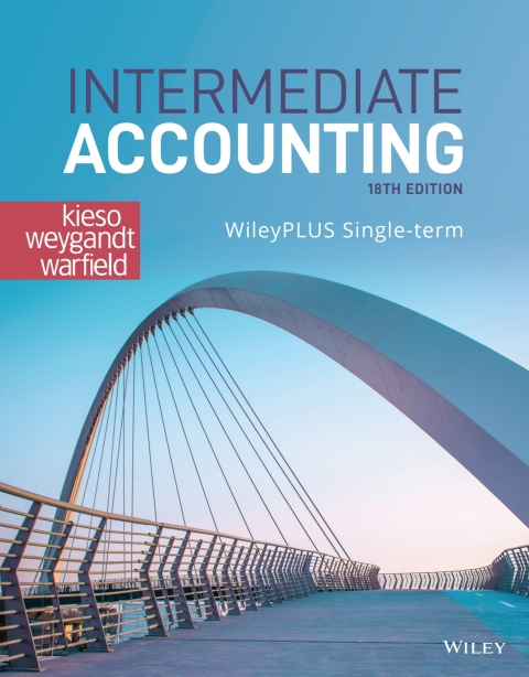 Online Resource Intermediate Accounting WileyPLUS Single-term; $103.69