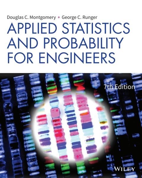 Cover image for book Applied Statistics and Probability for Engineers, 7th Edition WileyPLUS Multi-term