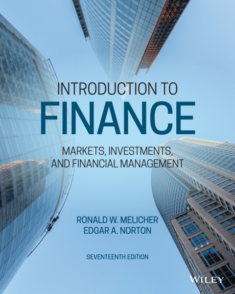 Cover image for book Introduction to Finance, 17th Edition WileyPLUS Single-term