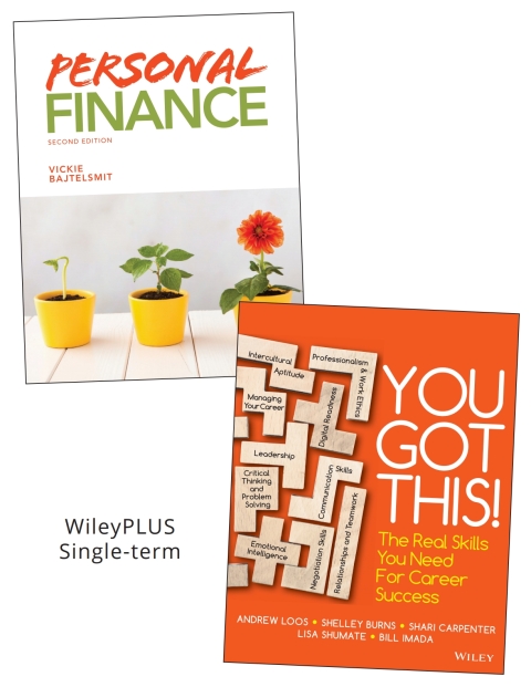 Cover image for book Personal Finance 2e –  You Got This, WileyPLUS Single-term