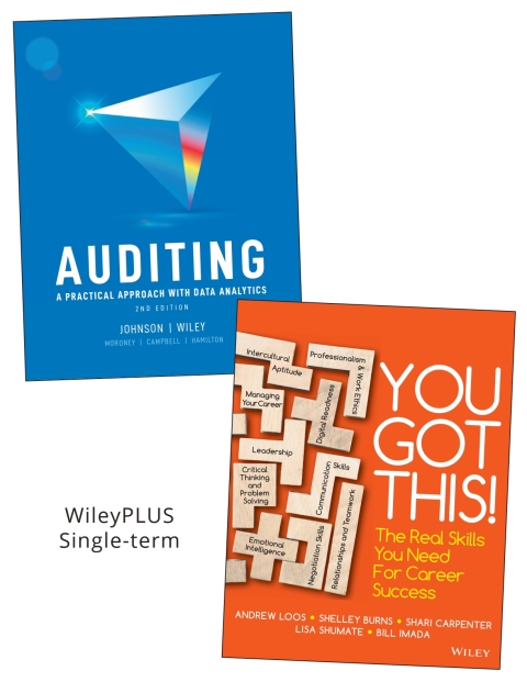 Cover image for book Auditing: A Practical Approach, 2e  –  You Got This, WileyPLUS Single-term