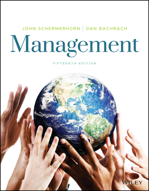 Cover image for book Management, 15e WileyPLUS Single Term