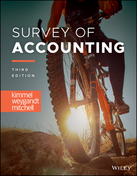 Cover image for book Survey of Accounting, WileyPLUS Multi-term