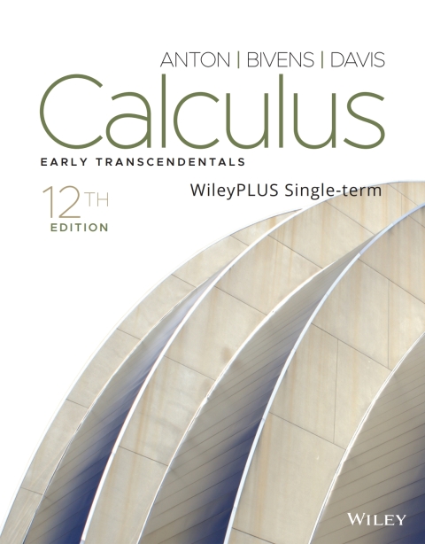 Cover image for book Calculus Early Transcendentals, WileyPLUS Single-term