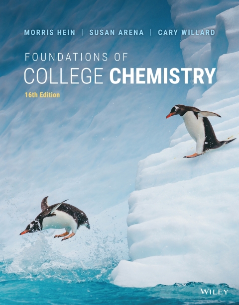 Cover image for book Foundations of College Chemistry, WileyPLUS Multi-term