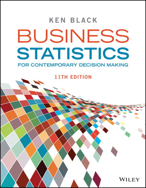 Cover image for book Business Statistics: For Contemporary Decision Making, WileyPLUS Single-term