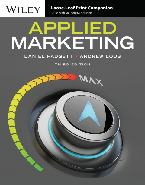 Cover image for book Applied Marketing, 3e WileyPLUS Single-term