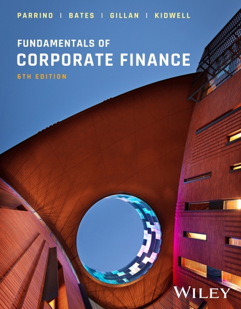 Cover image for book Fundamentals of Corporate Finance, WileyPLUS Single Term