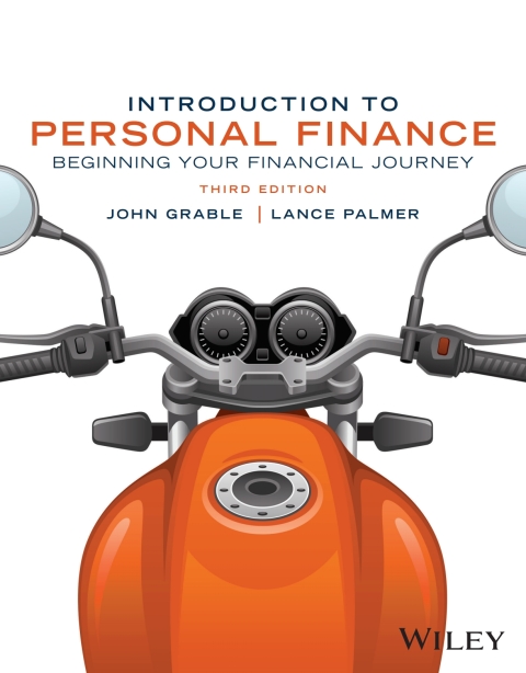 Cover image for book Introduction to Personal Finance: Beginning Your Financial Journey, WileyPLUS Single-term