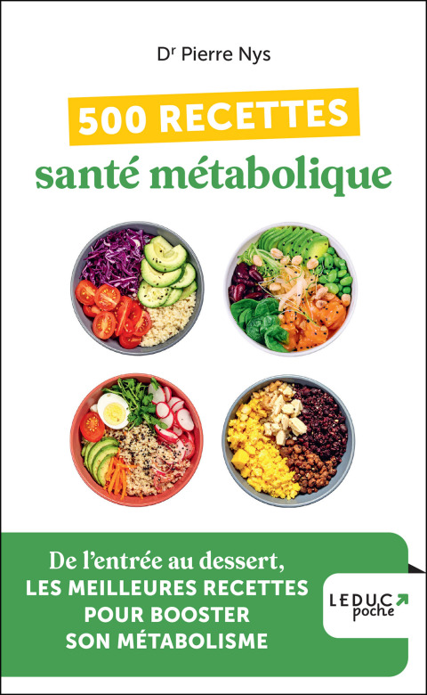 Cover image for book 500 recettes santé métabolique