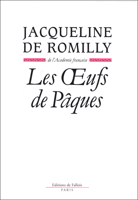 Cover image for book Les OEufs de Pâques