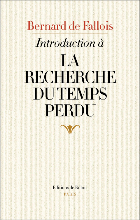 Cover image for book Introduction à La Recherche du temps perdu