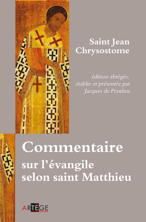Cover image for book Commentaire sur l'évangile selon saint Matthieu