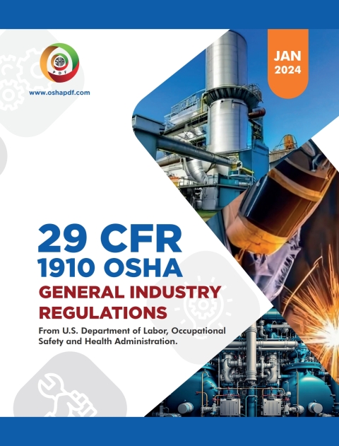 Cover image for book OSHA 1910 General Industry January 2024 Book