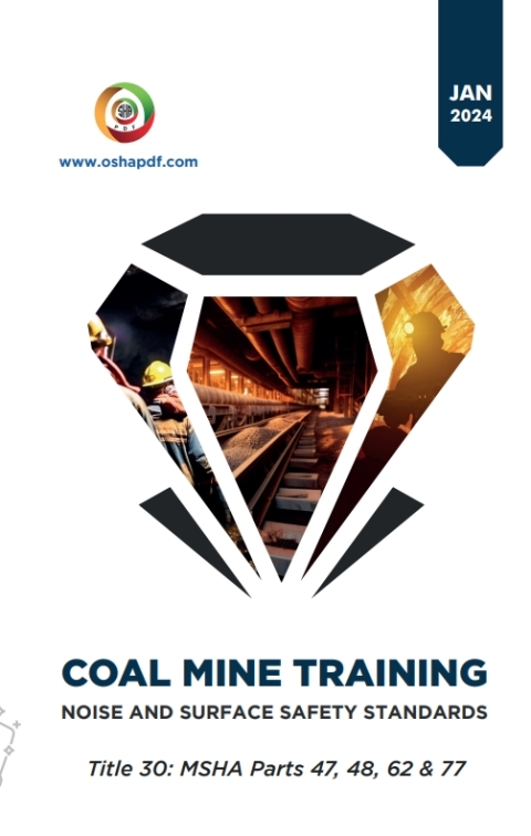 Cover image for book Coal Mine Safety Standards Pocket Guide - Title 30 Part 77 - January 2024