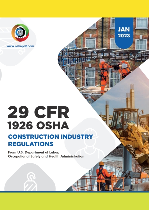Cover image for book OSHA 1926 Construction Industry January 2023 Book