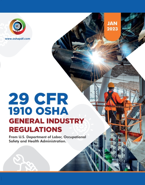 Cover image for book OSHA 1910 General Industry January 2023 Book