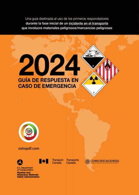 Cover image for book Spanish 2024 Emergency Response Guide (ERG)