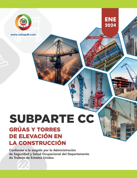 Cover image for book Subpart CC - Spanish Crane and Derricks in Construction - January 2024
