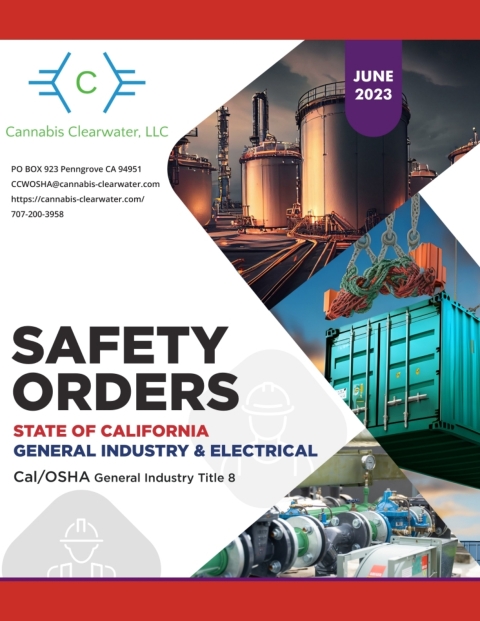 Cover image for book CAL OSHA General Industry June 2023 Book - Cannabis Clearwater