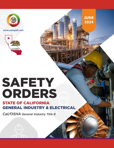 Cover image for book CAL/OSHA General Industry June 2024 Book