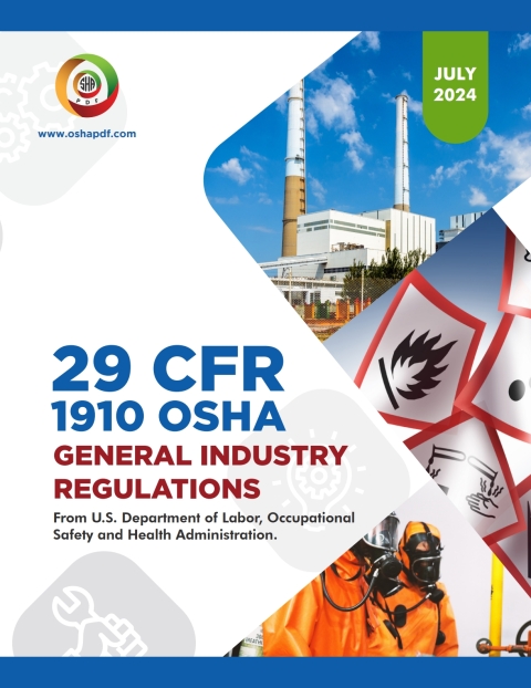 Cover image for book OSHA 1910 General Industry July 2024 Book